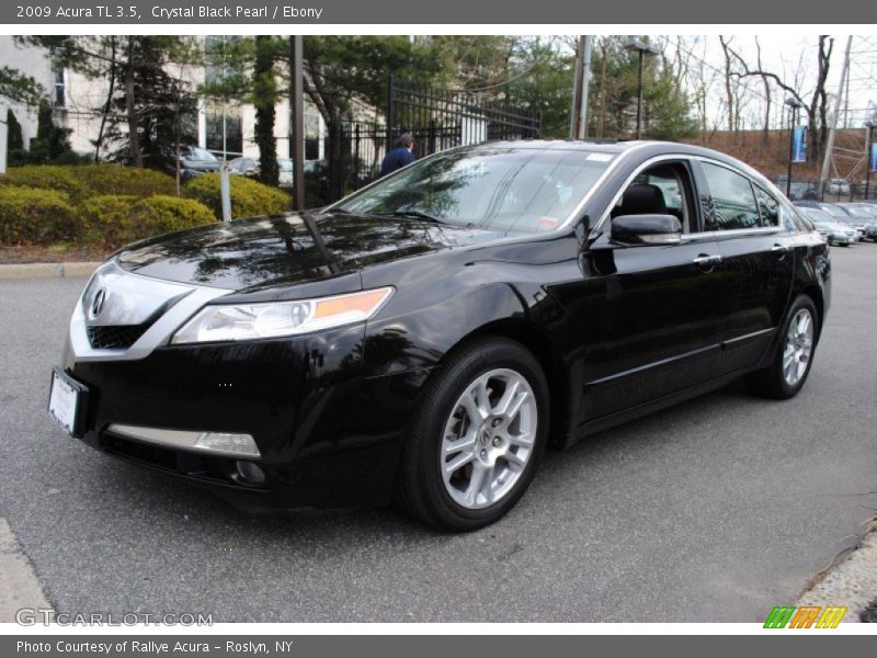 Crystal Black Pearl / Ebony 2009 Acura TL 3.5