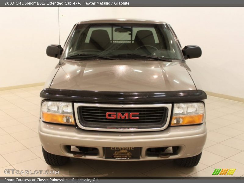 Pewter Metallic / Graphite 2003 GMC Sonoma SLS Extended Cab 4x4