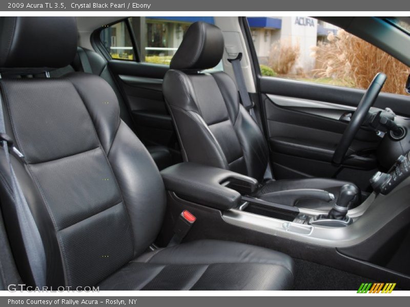 Crystal Black Pearl / Ebony 2009 Acura TL 3.5