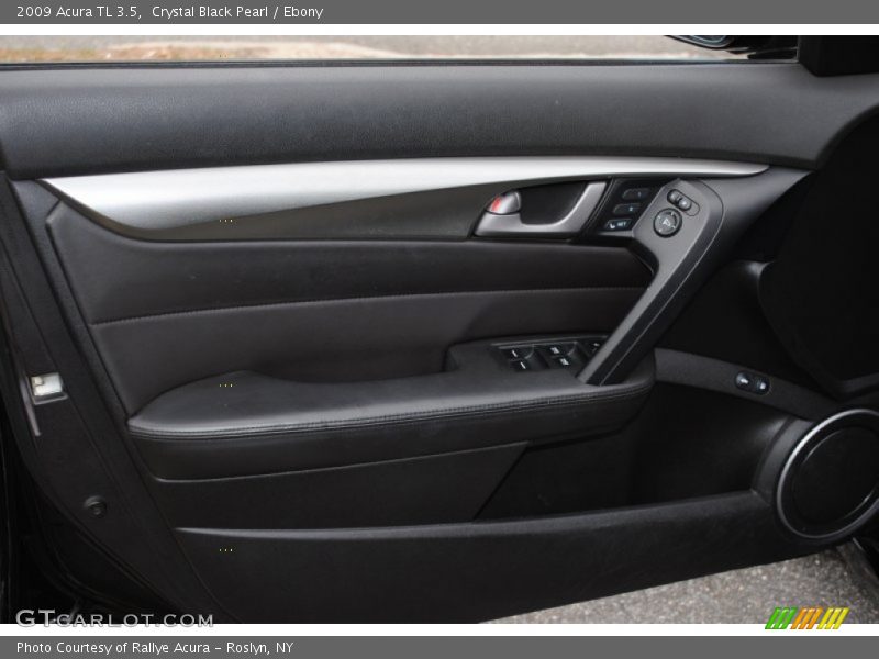 Crystal Black Pearl / Ebony 2009 Acura TL 3.5