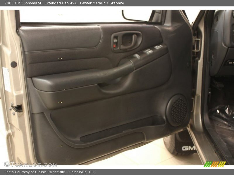 Pewter Metallic / Graphite 2003 GMC Sonoma SLS Extended Cab 4x4