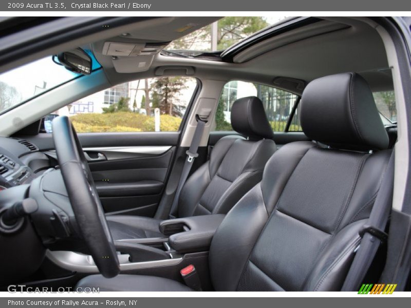 Crystal Black Pearl / Ebony 2009 Acura TL 3.5