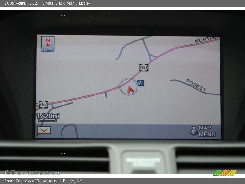 Crystal Black Pearl / Ebony 2009 Acura TL 3.5