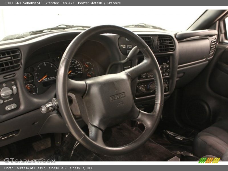Dashboard of 2003 Sonoma SLS Extended Cab 4x4