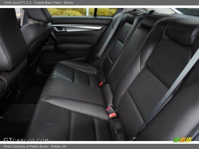 Crystal Black Pearl / Ebony 2009 Acura TL 3.5