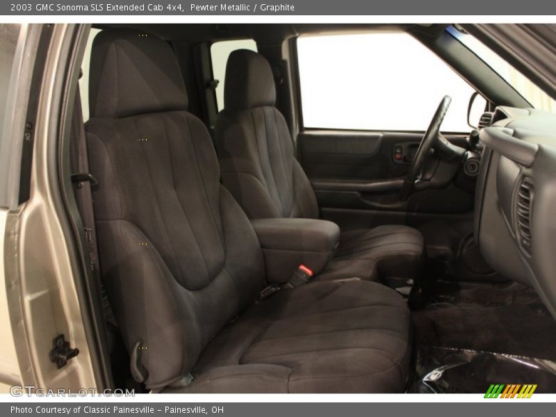 Pewter Metallic / Graphite 2003 GMC Sonoma SLS Extended Cab 4x4