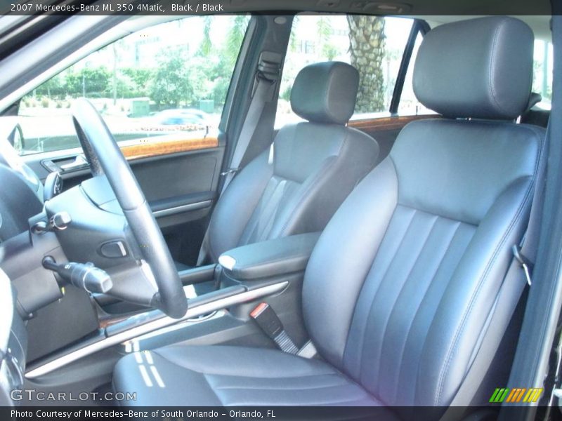 Black / Black 2007 Mercedes-Benz ML 350 4Matic
