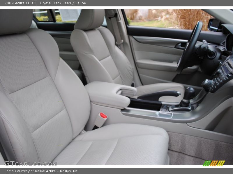 Crystal Black Pearl / Taupe 2009 Acura TL 3.5