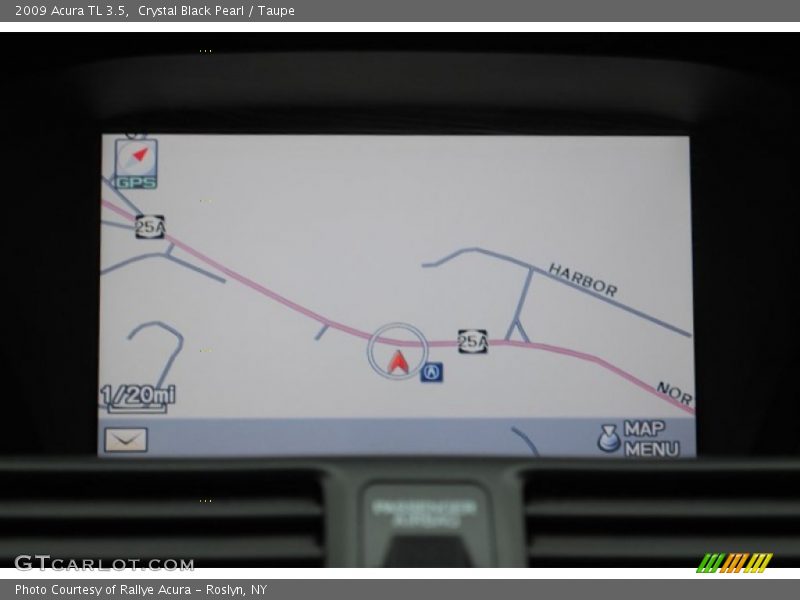 Crystal Black Pearl / Taupe 2009 Acura TL 3.5