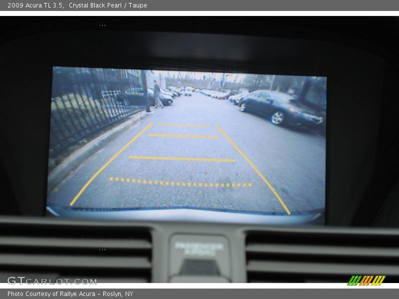 Crystal Black Pearl / Taupe 2009 Acura TL 3.5