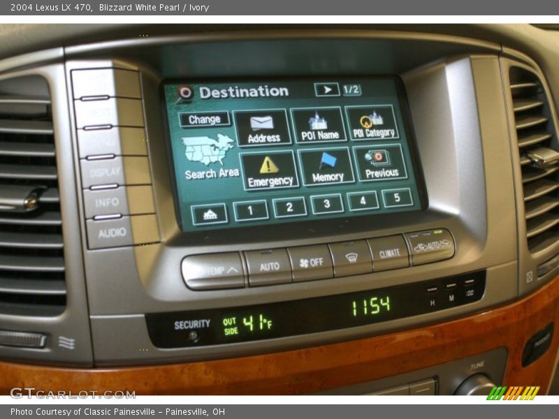 Blizzard White Pearl / Ivory 2004 Lexus LX 470