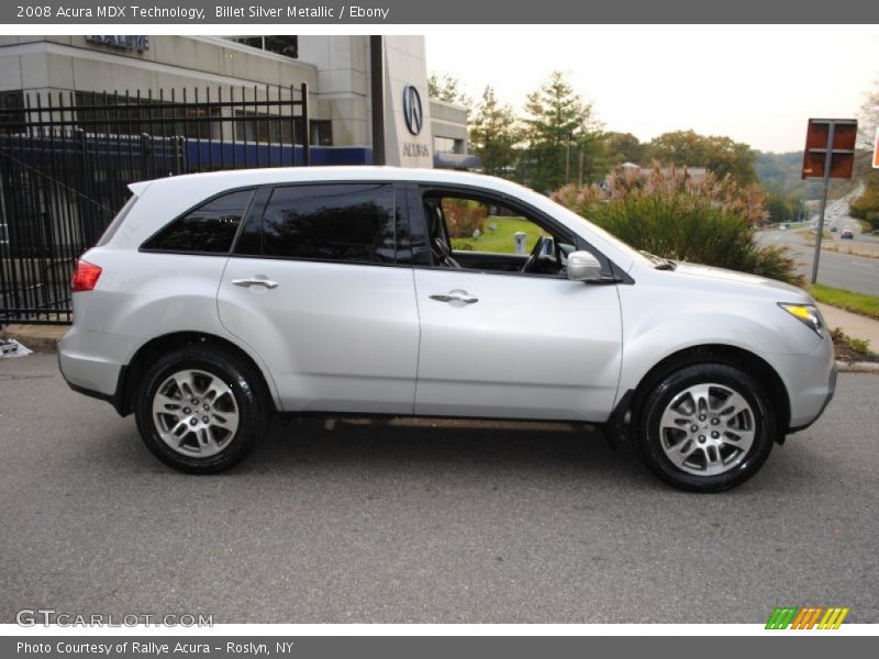 Billet Silver Metallic / Ebony 2008 Acura MDX Technology