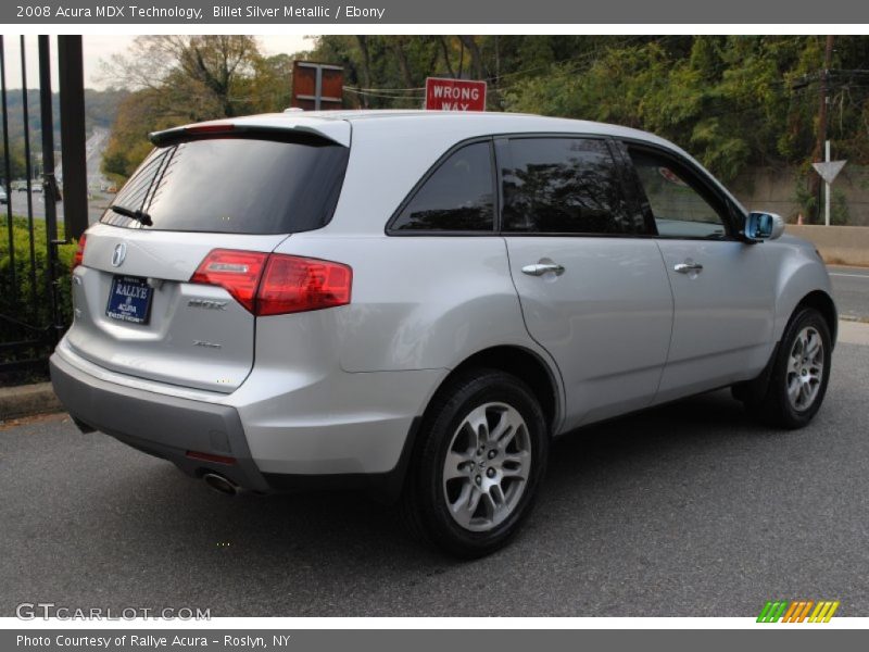 Billet Silver Metallic / Ebony 2008 Acura MDX Technology