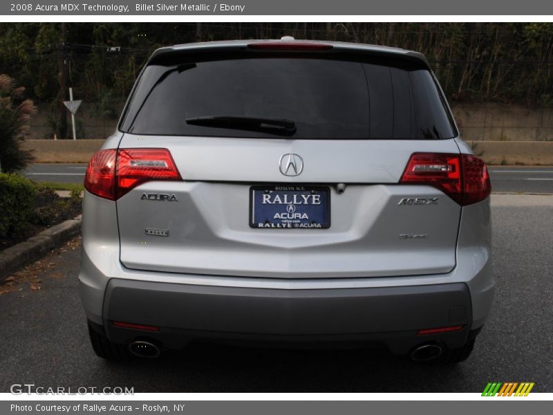 Billet Silver Metallic / Ebony 2008 Acura MDX Technology