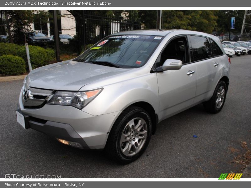 Billet Silver Metallic / Ebony 2008 Acura MDX Technology