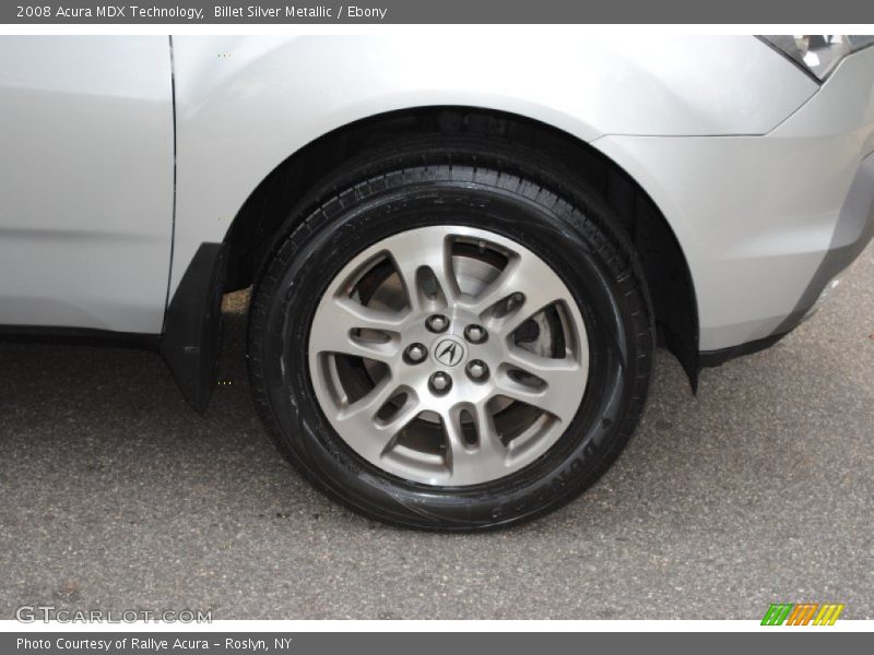 Billet Silver Metallic / Ebony 2008 Acura MDX Technology