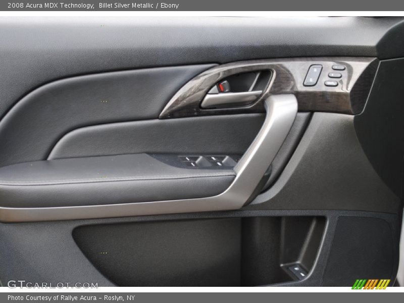 Billet Silver Metallic / Ebony 2008 Acura MDX Technology