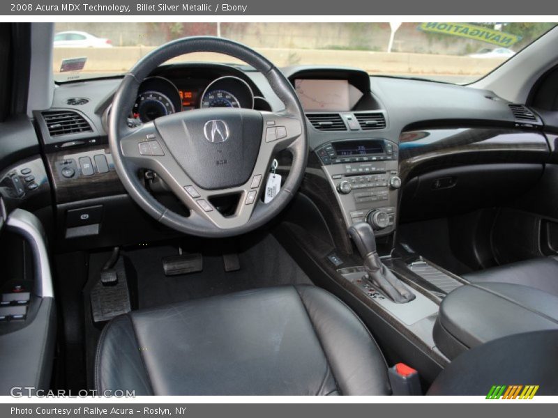 Billet Silver Metallic / Ebony 2008 Acura MDX Technology