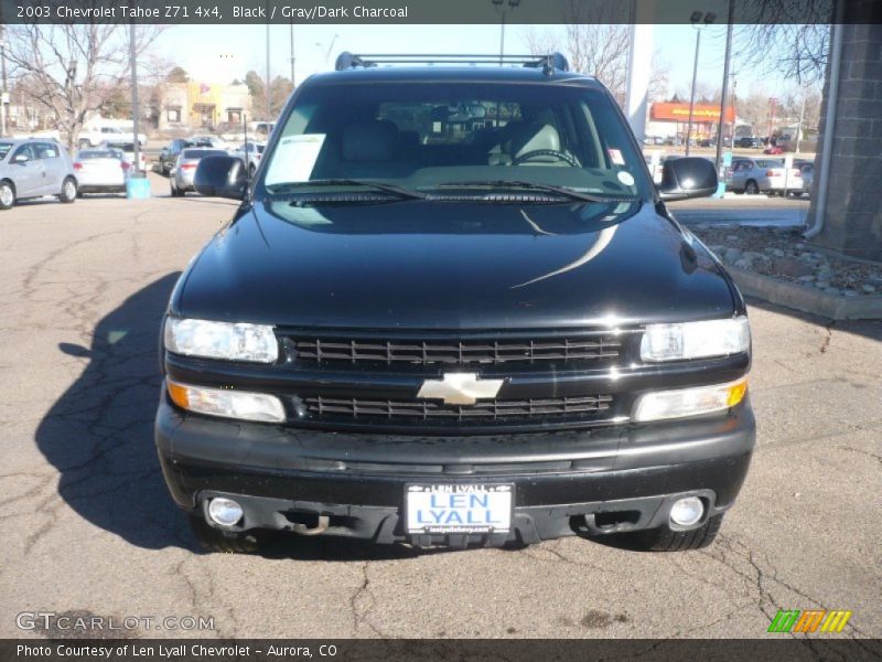 Black / Gray/Dark Charcoal 2003 Chevrolet Tahoe Z71 4x4