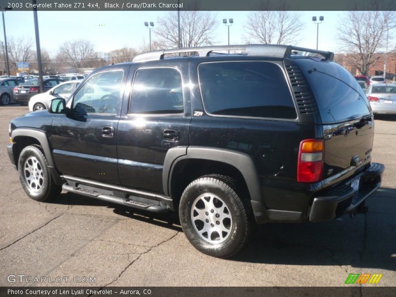 Black / Gray/Dark Charcoal 2003 Chevrolet Tahoe Z71 4x4
