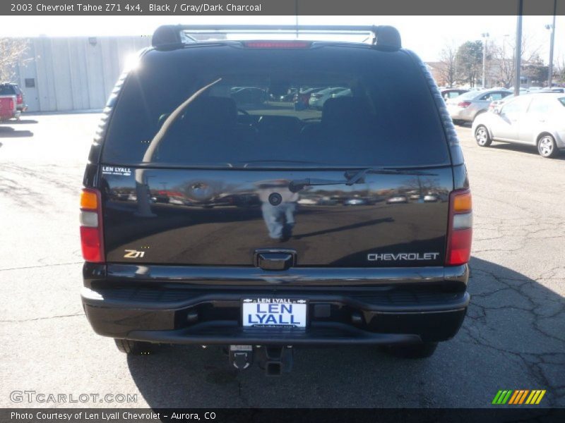 Black / Gray/Dark Charcoal 2003 Chevrolet Tahoe Z71 4x4