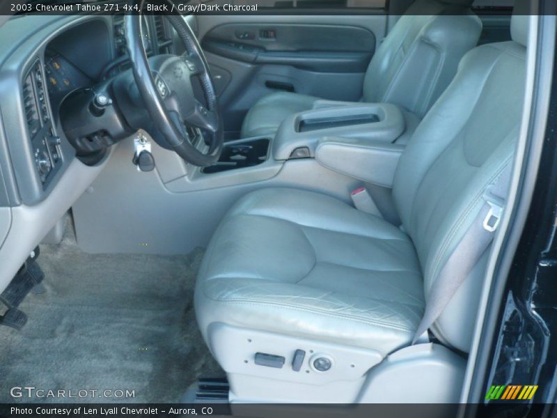 Black / Gray/Dark Charcoal 2003 Chevrolet Tahoe Z71 4x4