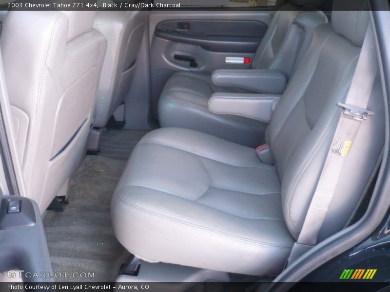 Black / Gray/Dark Charcoal 2003 Chevrolet Tahoe Z71 4x4