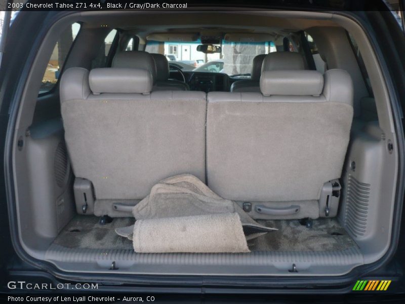 Black / Gray/Dark Charcoal 2003 Chevrolet Tahoe Z71 4x4