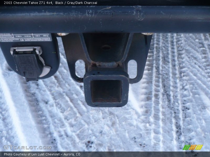 Black / Gray/Dark Charcoal 2003 Chevrolet Tahoe Z71 4x4