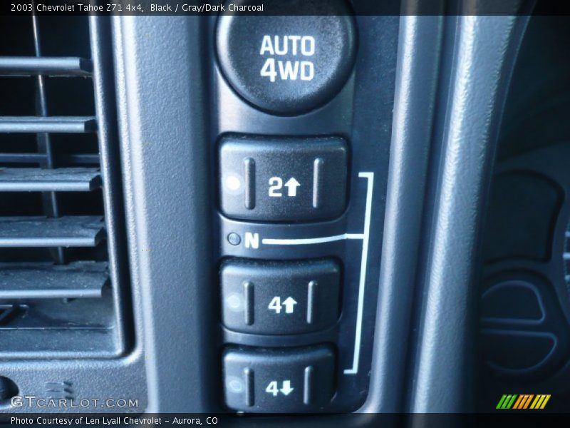 Black / Gray/Dark Charcoal 2003 Chevrolet Tahoe Z71 4x4