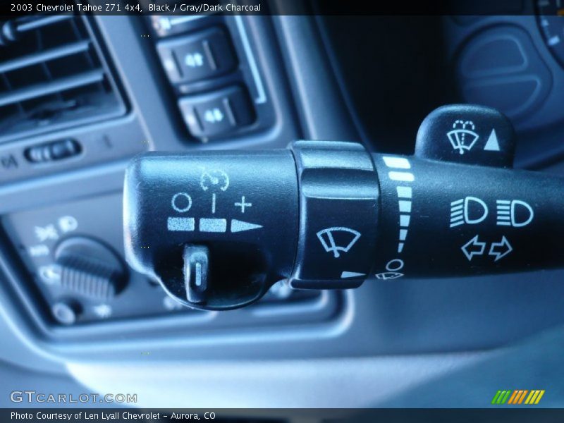 Black / Gray/Dark Charcoal 2003 Chevrolet Tahoe Z71 4x4