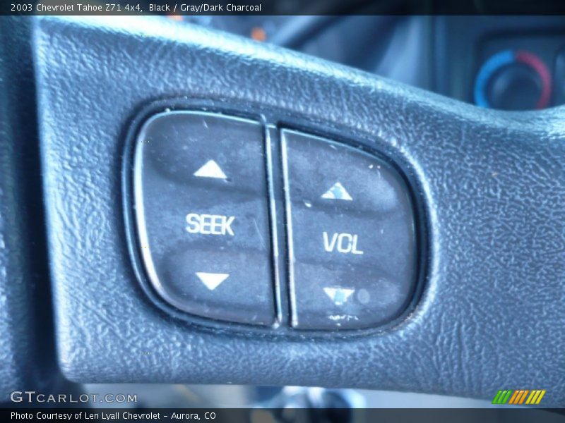 Black / Gray/Dark Charcoal 2003 Chevrolet Tahoe Z71 4x4