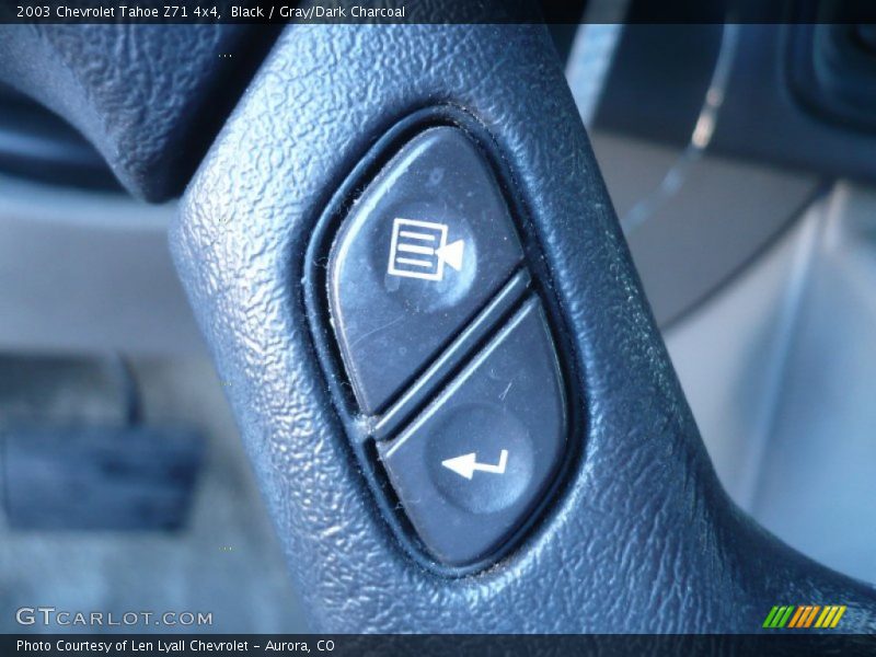 Black / Gray/Dark Charcoal 2003 Chevrolet Tahoe Z71 4x4