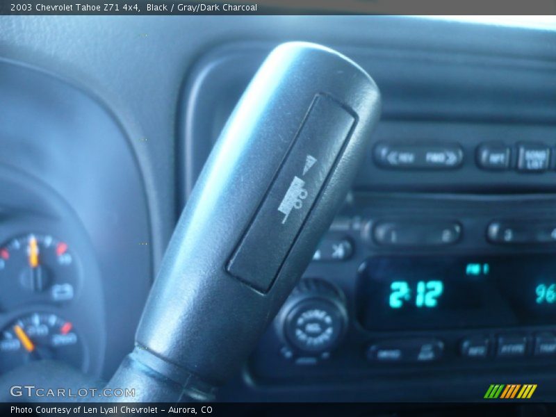 Black / Gray/Dark Charcoal 2003 Chevrolet Tahoe Z71 4x4