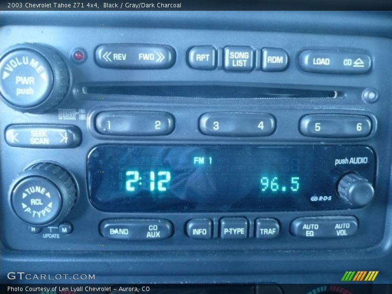 Black / Gray/Dark Charcoal 2003 Chevrolet Tahoe Z71 4x4