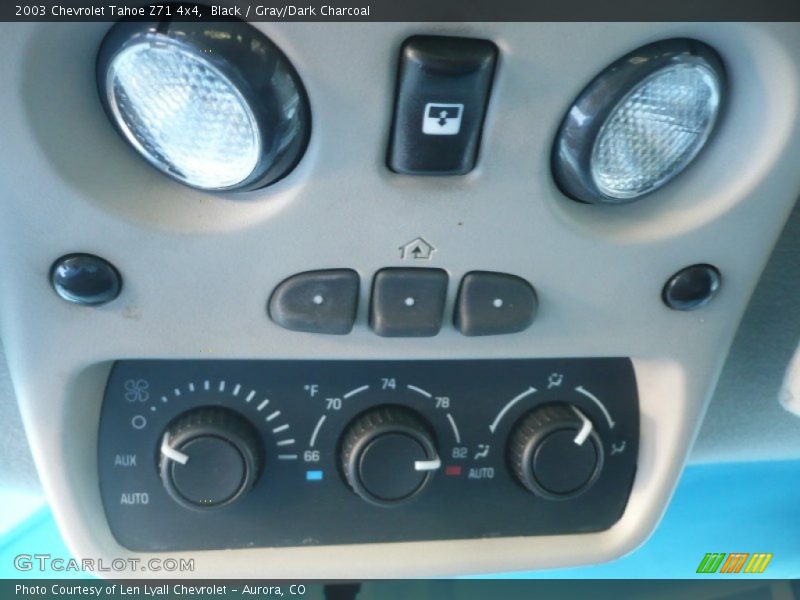 Black / Gray/Dark Charcoal 2003 Chevrolet Tahoe Z71 4x4