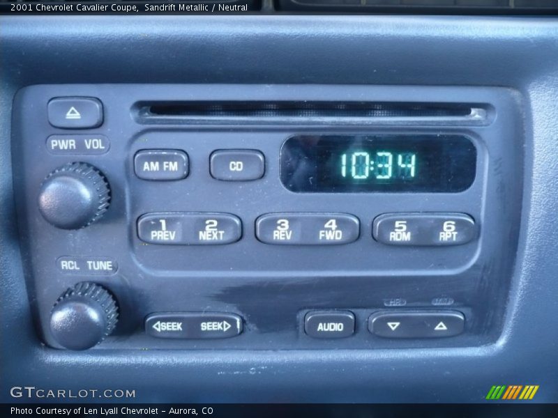 Sandrift Metallic / Neutral 2001 Chevrolet Cavalier Coupe