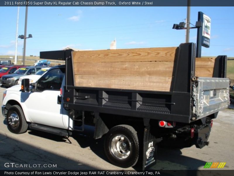 Oxford White / Steel 2011 Ford F350 Super Duty XL Regular Cab Chassis Dump Truck