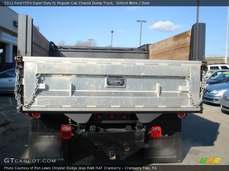 Oxford White / Steel 2011 Ford F350 Super Duty XL Regular Cab Chassis Dump Truck