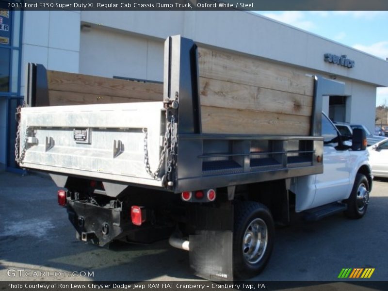 Oxford White / Steel 2011 Ford F350 Super Duty XL Regular Cab Chassis Dump Truck