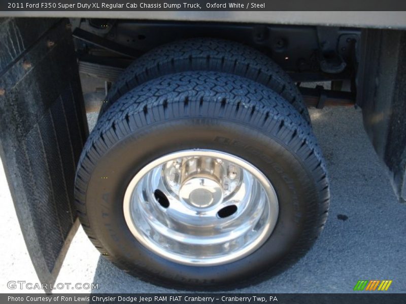 Oxford White / Steel 2011 Ford F350 Super Duty XL Regular Cab Chassis Dump Truck