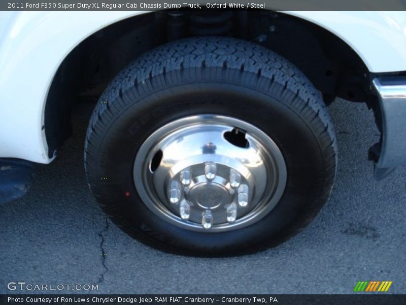 Oxford White / Steel 2011 Ford F350 Super Duty XL Regular Cab Chassis Dump Truck