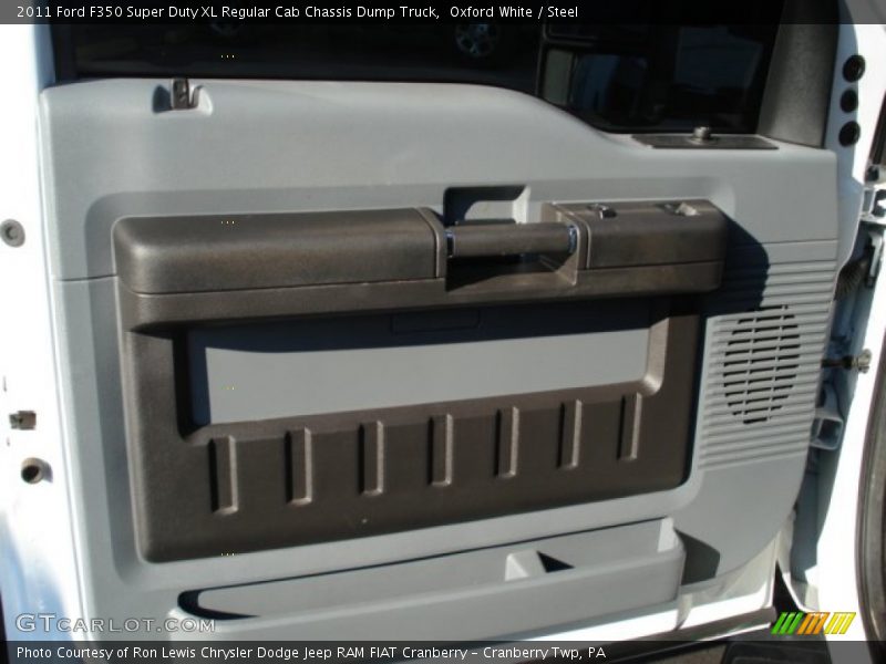 Oxford White / Steel 2011 Ford F350 Super Duty XL Regular Cab Chassis Dump Truck