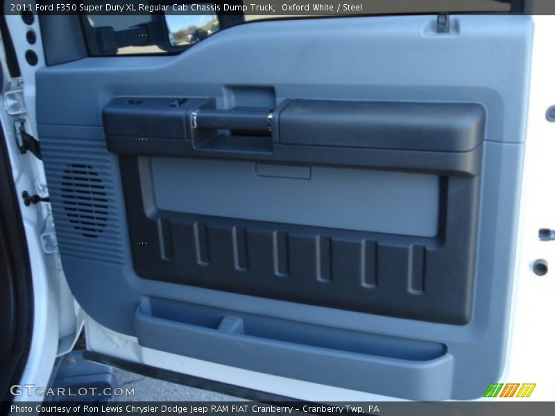 Oxford White / Steel 2011 Ford F350 Super Duty XL Regular Cab Chassis Dump Truck