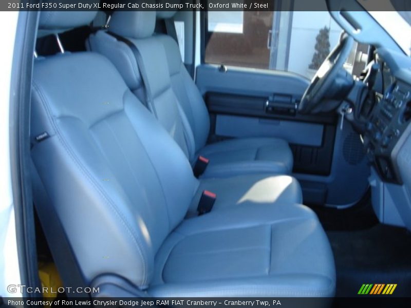 Oxford White / Steel 2011 Ford F350 Super Duty XL Regular Cab Chassis Dump Truck