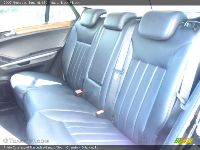 Black / Black 2007 Mercedes-Benz ML 350 4Matic