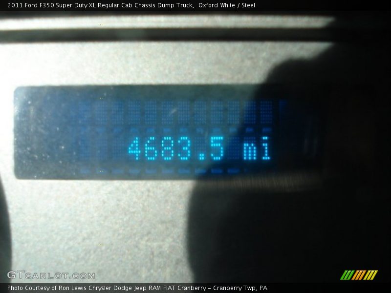 Oxford White / Steel 2011 Ford F350 Super Duty XL Regular Cab Chassis Dump Truck