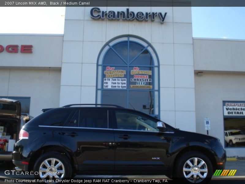 Black / Medium Camel 2007 Lincoln MKX AWD