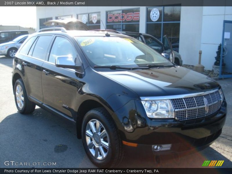 Black / Medium Camel 2007 Lincoln MKX AWD