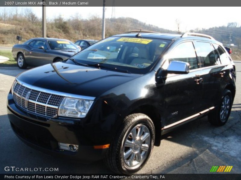 Black / Medium Camel 2007 Lincoln MKX AWD